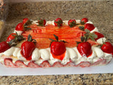 Diva’s Strawberry Delight Cake